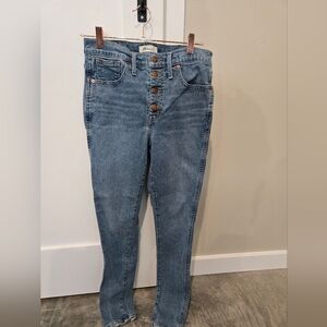 Madewell High Rise Blue Jeans